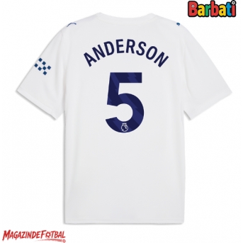 Manchester City Elliot Anderson #5 Tricou Fotbal Replică 2026-27 Barbati Treilea